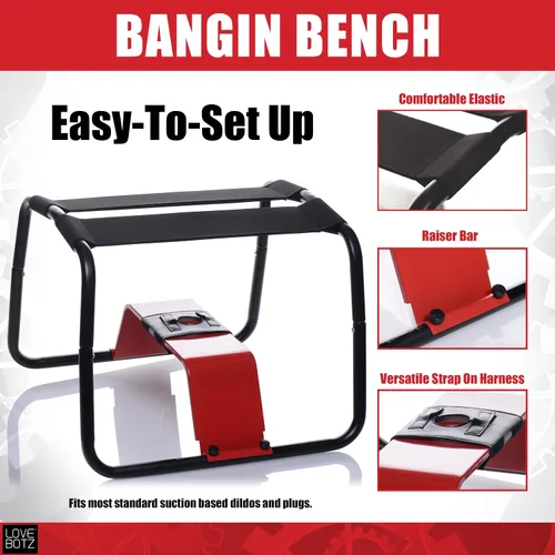 Miniatura 4 de LoveBotz Bangin Bench Extreme taburete para sexo 1 unidad