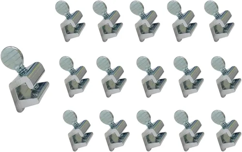 Miniatura 15 de QCAA Cerradura de Seguridad para Ventana Corredera Única Pequeña, Aluminio, Revestimiento Negro, Paquete de 4, Fabricado en Taiwán