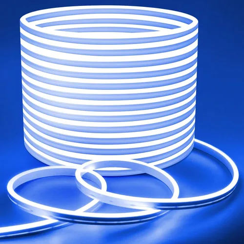 Miniatura 22 de Lamomo Tira de luces LED de neón de 32.8 pies, tira de luces LED de color blanco neutro de 1.96 pulgadas/corte, 4500 K, impermeable, flexible