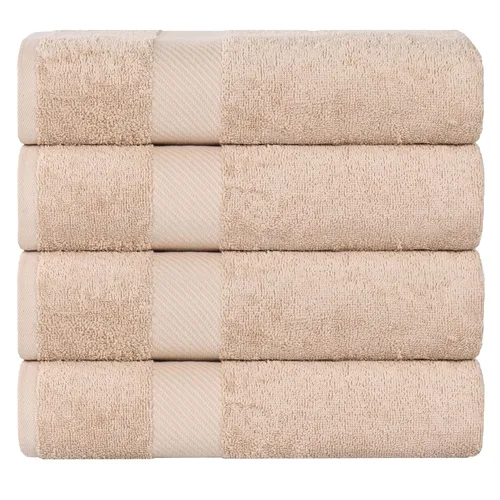 Miniatura 72 de SUPERIOR Kendell - Juego de 4 toallas de baño de algodón egipcio, absorbentes, para la ducha, artículos esenciales para el spa, toallas grandes