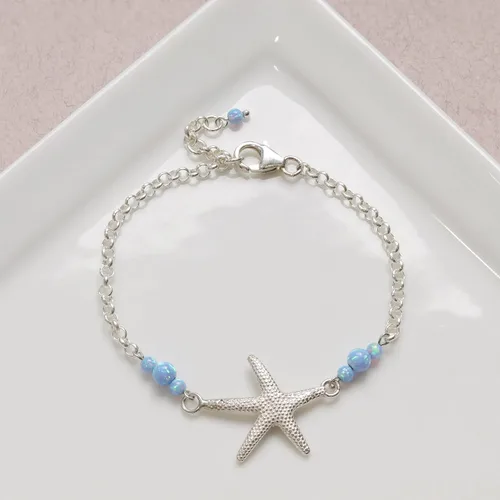 Miniatura 26 de Pulseras de plata de ley 925 con piedras preciosas para mujer, pulsera de piedra natal, pulseras minimalistas para mujer, pulsera de plata de ley