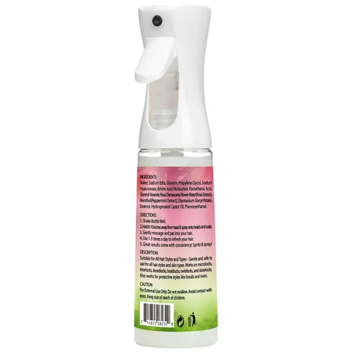 Miniatura 9 de 2 unidades de agua de rosas para el cabello Loc Spray hidratante refrescante para rastas – Crema hidratante para el cuero cabelludo de agua de rosas
