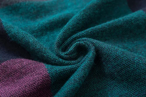 Miniatura 228 de Urban CoCo Poncho de colores para mujer, chal con frente abierto, color en bloques