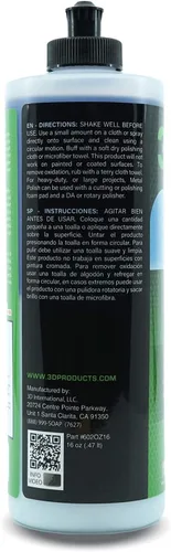 Miniatura 2 de 3D Pulidor de Metal – Pulidor de Metal para Automóviles de Servicio Pesado para Aluminio, Cromo, Latón, Cobre, Plata – Elimina la Oxidación