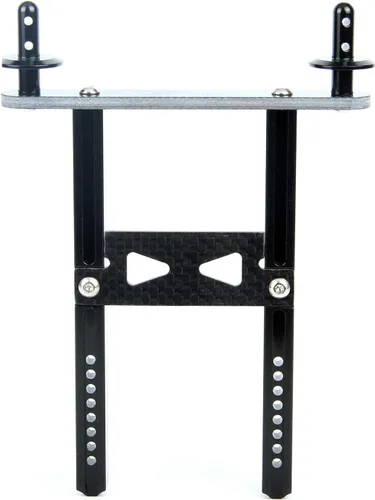 Miniatura 5 de LCX Racing 1/10th RC Crawler Car Aluminio y fibra de carbono Poste de montaje de cuerpo trasero para Traxxas TRX4, actualizaciones de piezas