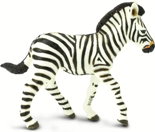 Miniatura 2 de Safari Ltd. Figura de potro de cebra, figura realista de 3.5 pulgadas, juguete educativo para niños, niñas y niños a partir de 3 años