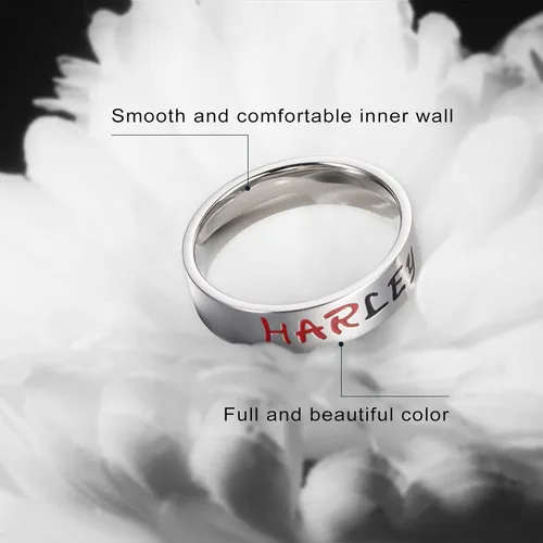 Miniatura 4 de BICMTE joker ringsNew Joker Lover Couple Stainless Steel Wedding RingsJewelry The Joker His and Hers RingAnniversary