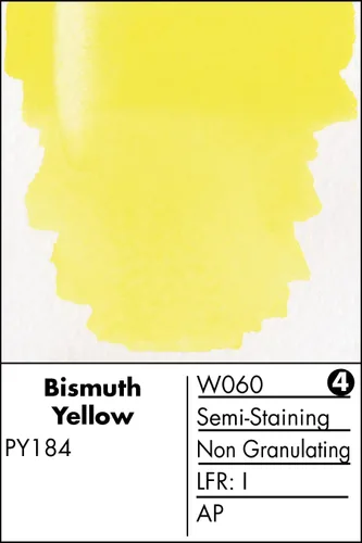 Miniatura 2 de Grumbacher Pintura de acuarela Finest, 0.5 fl oz/0.47 onzas, amarillo bismuto (W060)
