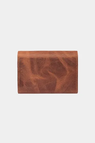 Miniatura 21 de grande Estuches para tarjetas 3639, Naranja, Tarjetero de cuero con cierre magnético, cartera pequeña de acordeón para mujer