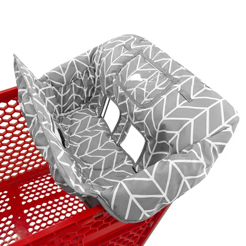 Miniatura 7 de Funda para carrito de compras y silla alta 2 en 1 para bebé, funda acolchada, estilo plegable y enrollable, portátil con bolsa de transporte
