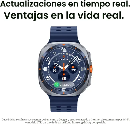 Miniatura 5 de Samsung Galaxy Watch Ultra (2025) 47mm LTE Smartwatch, Carcasa de Titanio, Entrenamiento Avanzado del Sueño, Entrenador de Carrera, Puntaje