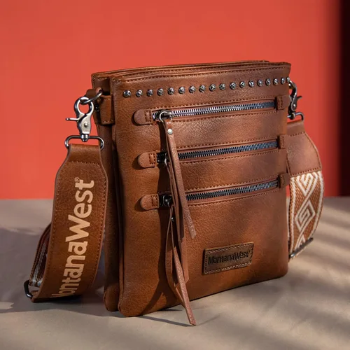 Miniatura 6 de Montana West Bolsos cruzados para mujer con múltiples bolsillos y correa de guitarra