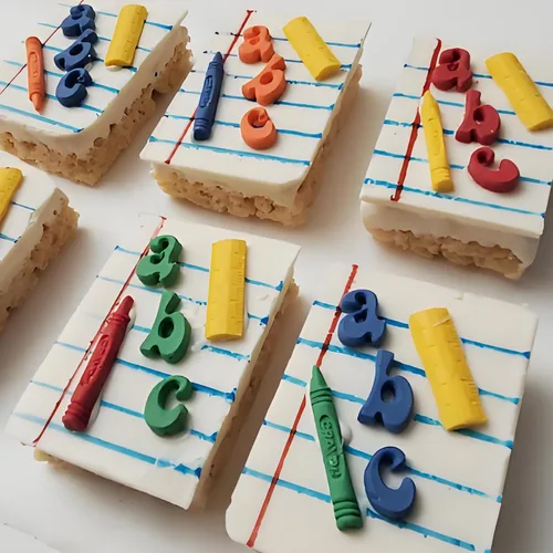 Miniatura 5 de Molde de silicona para libros, para bolsa escolar, regla de crayón, moldes de chocolate, suministros escolares, moldes para hornear para decoración