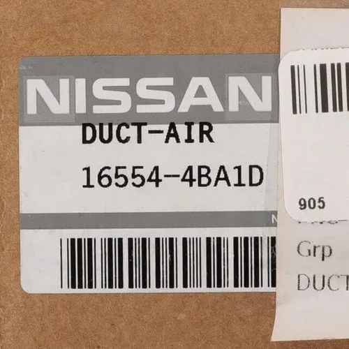 Miniatura 3 de Piezas originales de Nissan - Duct-Air (16554-4BA1D)