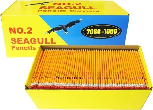 Miniatura 9 de Lápices con punta n.º 2 144/box, 12 cajas de 12 lápices con goma de borrar mejorados 1