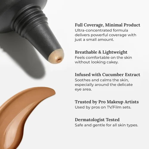 Miniatura 3 de AmazingCosmetics Corrector increíble, cobertura completa con cantidades de puntos, maquillaje corrector de larga duración para ojeras, manchas
