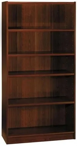 Miniatura 15 de Pemberly Row Librería pequeña de 2 estantes en olmo natural, madera de ingeniería Blanco puro