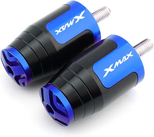 Miniatura 6 de 1 par de empuñaduras de motocicleta para Yamaha Xmax 125 250 300 400 CNC manillar mano agarre cubierta Xmax125 Xmax250 7/8 pulgadas 0.866 in