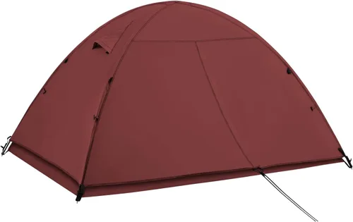 Miniatura 12 de Tienda de campaña domo ultraligera de doble capa impermeable para 2/4 personas de 4 estaciones para mochileros – Configuración fácil,
