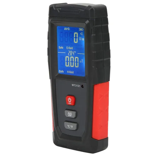 Miniatura 6 de Probador de campo electromagnético del disfrute del verano, mini digital LCD del teléfono del hogar del ordenador del campo electromagnético
