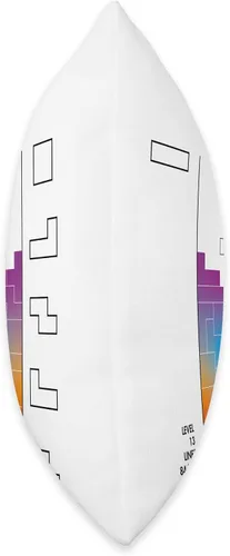 Miniatura 2 de Tetris Color Fade Game Art - Almohada de 16 x 16 pulgadas, multicolor