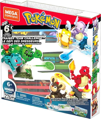 Miniatura 7 de Mega - Juego de construcción de figuras Construx Pokemon Trainer Team Challenge