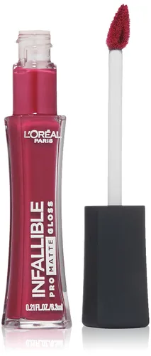Miniatura 5 de L'Oréal Paris Infallible Lip Pro Matte Gloss, Aphrodite Kiss, 0.21 onzas líquidas