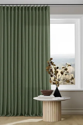 Miniatura 172 de Cortinas de lino natural con pliegues fruncidos de 120 pulgadas de largo para sala de estar, cortinas plisadas con ganchos y lengüeta trasera