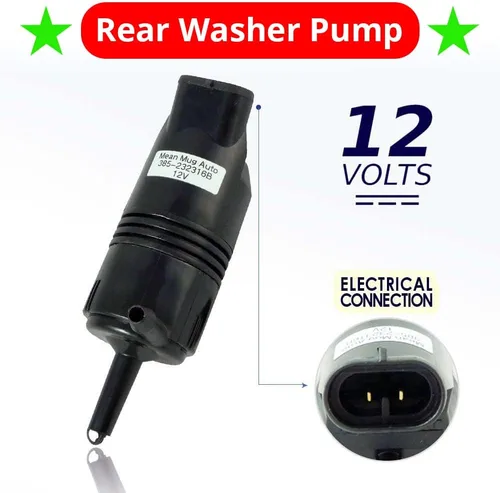 Miniatura 2 de 385-232316B Bomba de limpiaparabrisas (trasera) con ojal - Compatible con Chevrolet (Chevy), Buick, GMC, Cadillac, Pontiac - Reemplaza OEM #