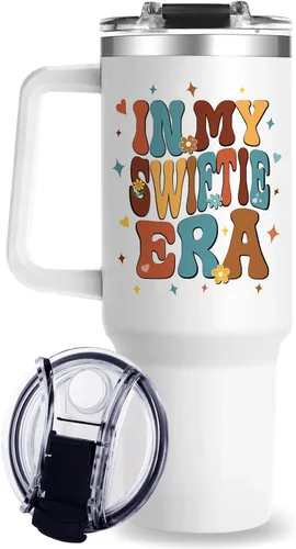 Miniatura 8 de 40Oz Tumbler for Singer Fans Perfect Music Fan Gifts for Women Best Era Stainless Steel Tumblers Cup with Handle Birthday X-mas Gifts for Girls
