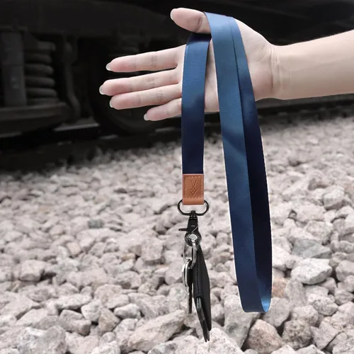 Miniatura 3 de Cordón para el cuello para llave y placa de identificación, cordón para el cuello para hombres y mujeres