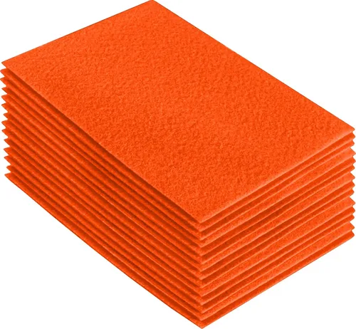 Miniatura 194 de FabricLA Hojas de fieltro acrílico para manualidades, cuadrados de fieltro precortados suaves de 4 x 4 pulgadas (3.9 in x 3.9 in), utiliza hojas