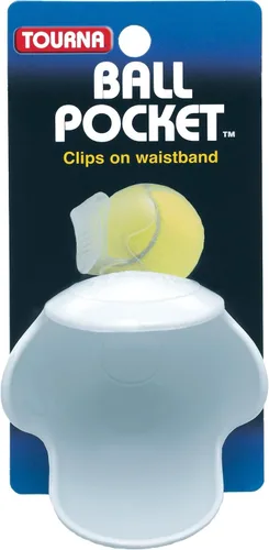 Miniatura 2 de Tourna Soporte de clip de cintura para pelota de tenis con bolsillo