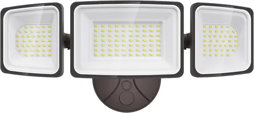 Onforu Luces de inundación de 130 W para exteriores, luz LED de brillo de 13000 lm en el exterior, reflector exterior LED impermeable IP65 con 3