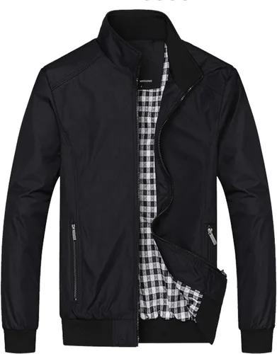 Miniatura 8 de Lentta - Chaqueta Bomber de Ajuste Delgado y Ligera de Softshell para Hombre, Chaquetas de Otoño para Hombre