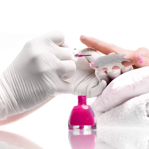 Miniatura 2 de Módulo de placa de corte de bordes de manicura de uñas, 6 piezas, herramienta de corte de gel de línea de sonrisa francesa fácil de acero