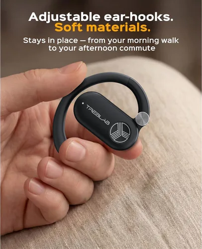 Miniatura 3 de TREBLAB X-Open - Auriculares inalámbricos True Open Ear de oído abierto, comodidad ligera, ajuste detrás de la oreja, sonido envolvente, micrófono