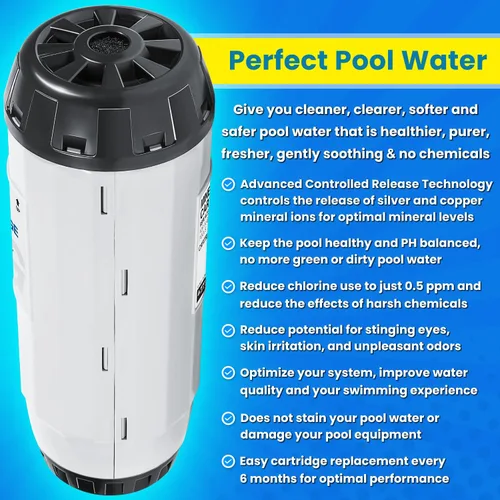 Miniatura 5 de Repuesto para cartucho mineral Nature2 G25 W28125 N2CG25 W26725 para todos los sistemas de piscina enterrados Zodiac Limited y Professional G o Pro
