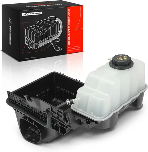 Miniatura 10 de A-Premium Tanque de depósito de recuperación de refrigerante del motor delantero [con tapa y bandeja de filtro de aire y tubería] Compatible