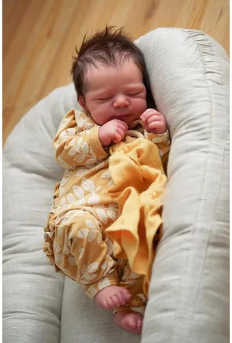 Miniatura 6 de Anano Muñecas Reborn de silicona de cuerpo completo, muñeca realista de bebé recién nacida, muñeca de bebé de silicona de cuerpo completo, muñecas