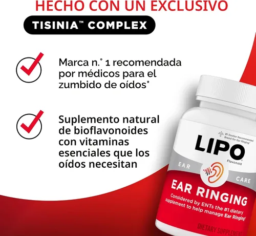 Miniatura 2 de lipo-flavonoid Plus Ear Salud Suplemento, 1, 1
