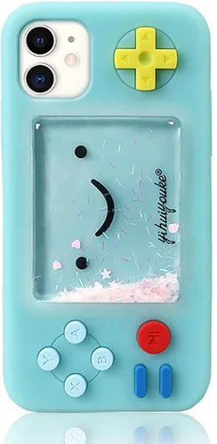 Miniatura 9 de UnnFiko - Funda Squishy 3D estilo dibujos animados compatible con iPhone 6 / iPhone 6s, diseño de estrellas líquidas creativas, divertida, blanda