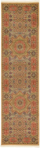 Miniatura 22 de Unique Loom Palace Collection - Alfombra bohemia tradicional, medallón, vintage (2 pies x 3 pies, rectangular, azul claro/bronceado)