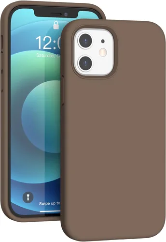 Miniatura 106 de Funda de silicona líquida compatible con iPhone 11 (6.1 pulgadas), cubierta de goma de gel de protección completa con forro de microfibra suave