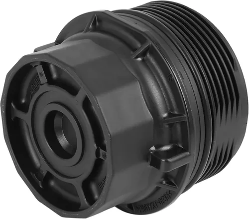 Miniatura 5 de X AUTOHAUX Cubierta negra del casquillo del filtro del motor del aceite del coche para Toyota Corolla 2008-2012 Matrix Prius para Scion XD