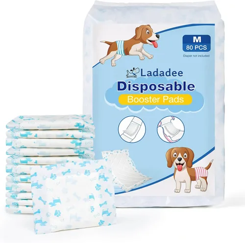 Miniatura 11 de Forros desechables para pañales para perros machos y hembras, insertos de pañales para perros que se adaptan a la mayoría de los tipos de pañales
