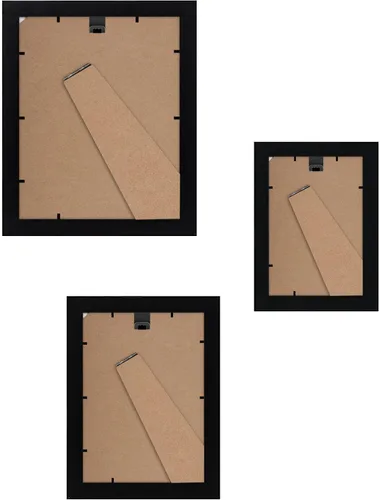 Miniatura 5 de Americanflat Juego de 10 marcos de fotos con vidrio inastillable, juego de marcos de pared para galería con dos marcos de 8 x 10, cuatro de 5 x 7