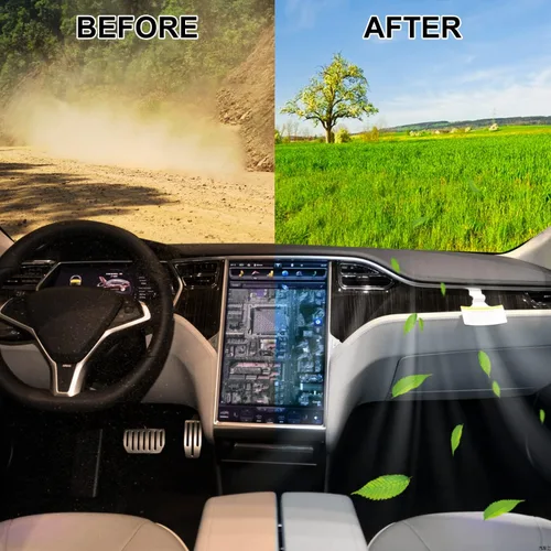 Miniatura 5 de Filtro de aire de cabina para Tesla Model S con carbón activado 2016+ Model S Fit 21072736-00-A 1072736-00-B (2016+ carbón activado)