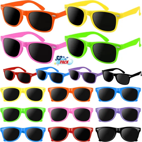Miniatura 31 de Kids Sunglasses Party Favors Bulk, Neon Sunglasses with UV400 Protection for Gilrs Boys Kids