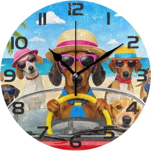 Miniatura 28 de ALAZA Reloj de pared con diseño de pájaro en la rama 3D que no hace tictac, para dormitorio, cocina, sala de estar, escuela, oficina, dorado
